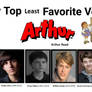 My Least Favourite Voice Actors - Arthur