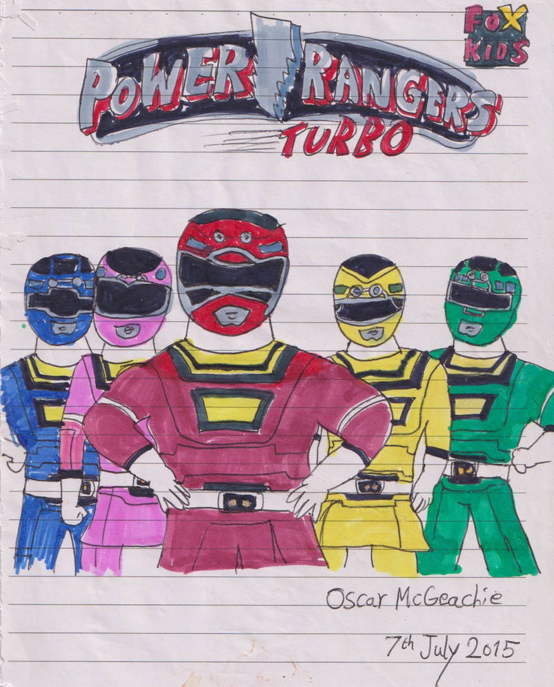 5. Power Rangers Turbo by omcgeachie on DeviantArt