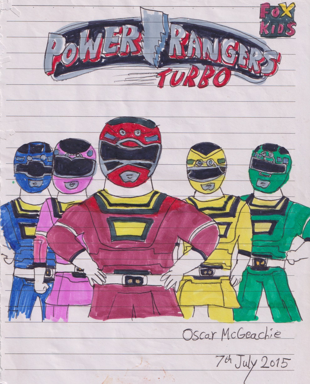 5. Power Rangers Turbo by omcgeachie on DeviantArt