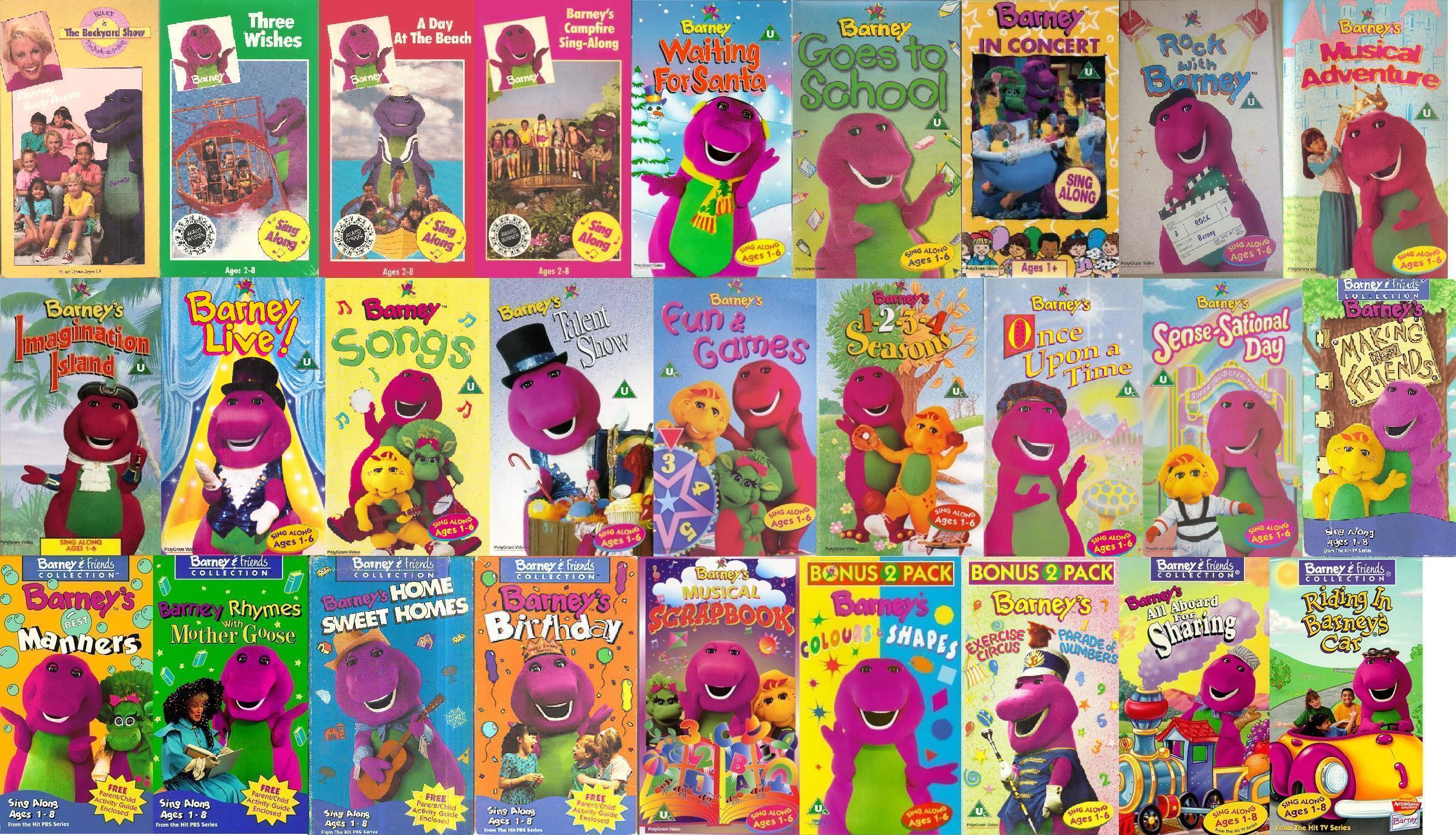 Barney Rake Barney VHS tapes by omcgeachie on DeviantArt