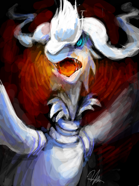 Pokemon: Reshiram Speedpaint