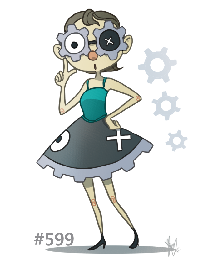 Pokemon OC: Greta the Klink by ky-nim on DeviantArt