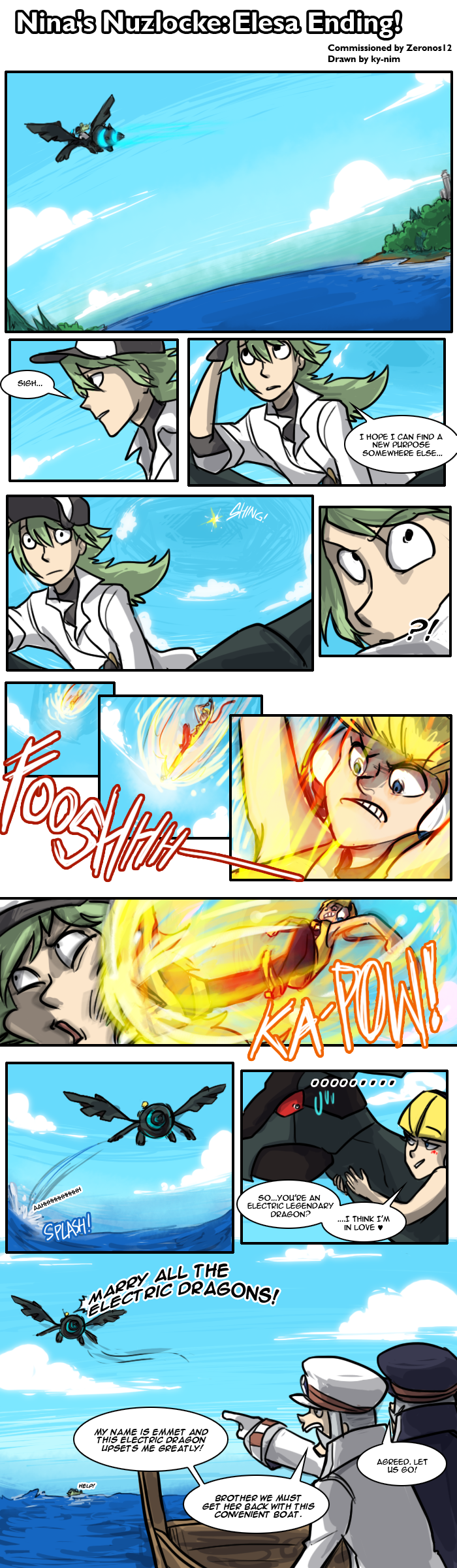 Commission: THE ELESA ENDING by ky-nim on DeviantArt