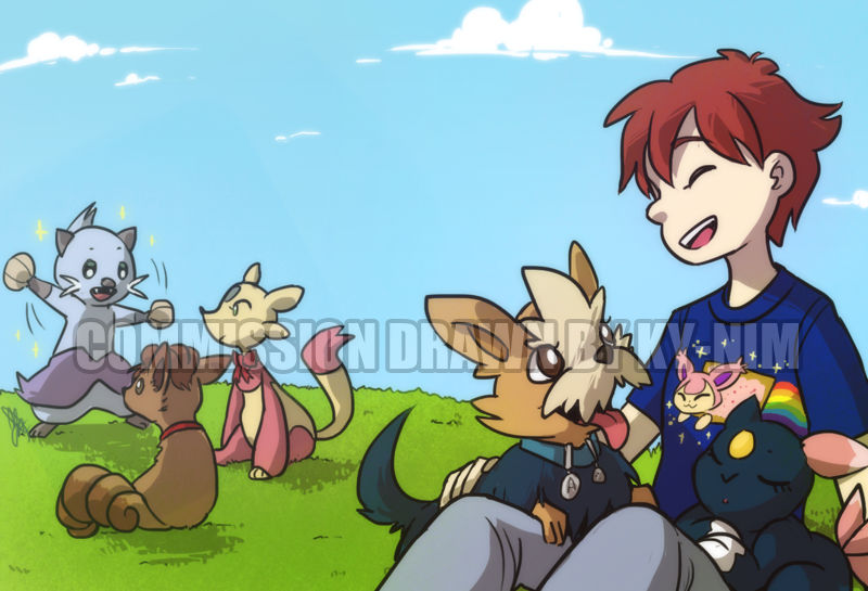 Commission: Team Charlotte by ky-nim on DeviantArt