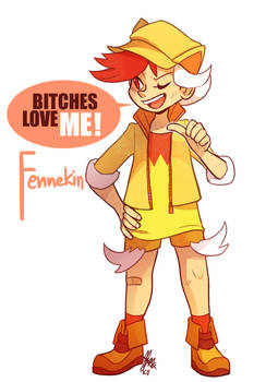 Pokemon OC: Jackie the Fennekin