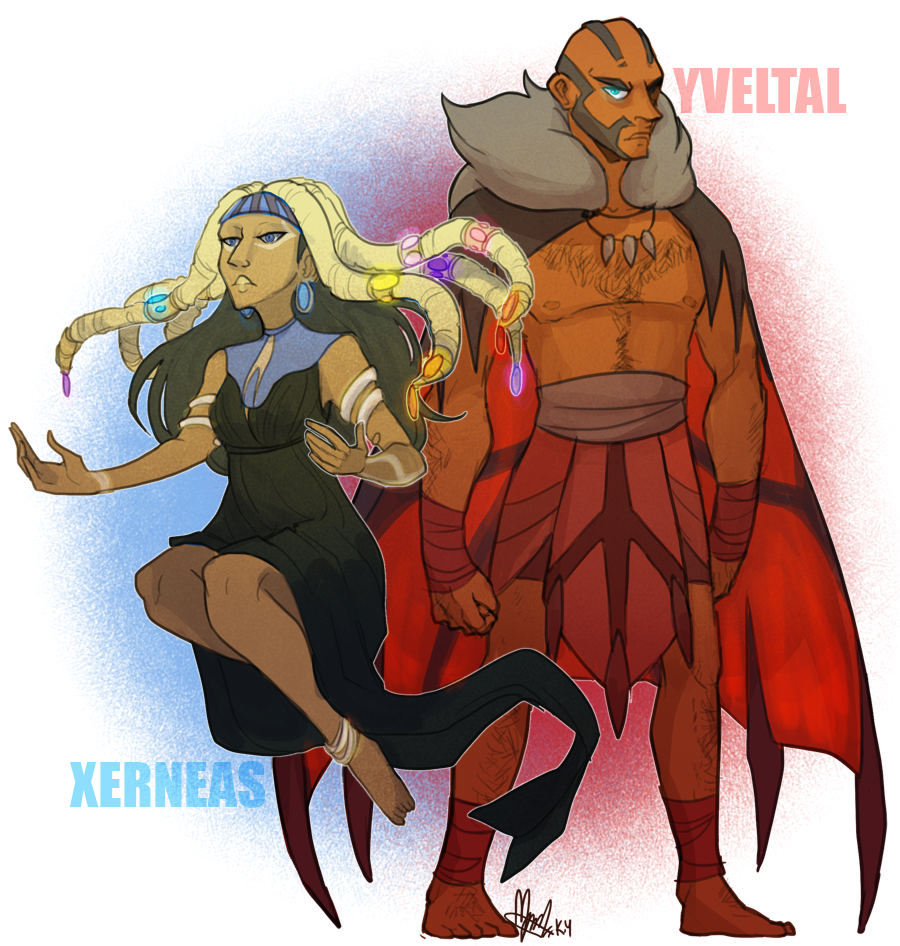 Pokemon OC: Yejide and Xerxes