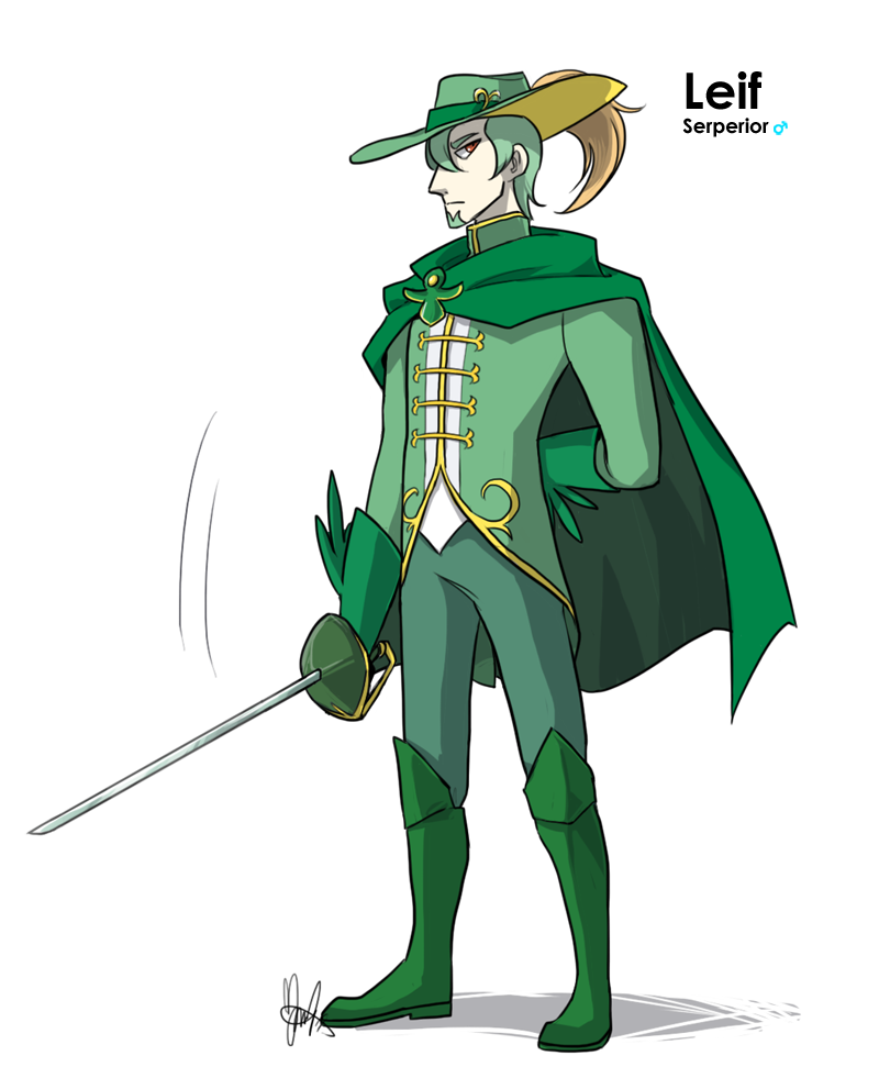 Nuzlocke White: Leif Gijinka