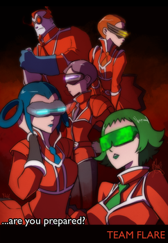 Pokemon: TEAM FLARE SCIENTISTS