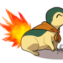 Prize Art: Indie the Cyndaquil