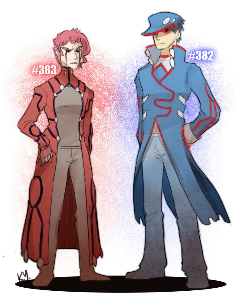 Pokemon Oras Groudon Kyogre By Ky Nim On Deviantart