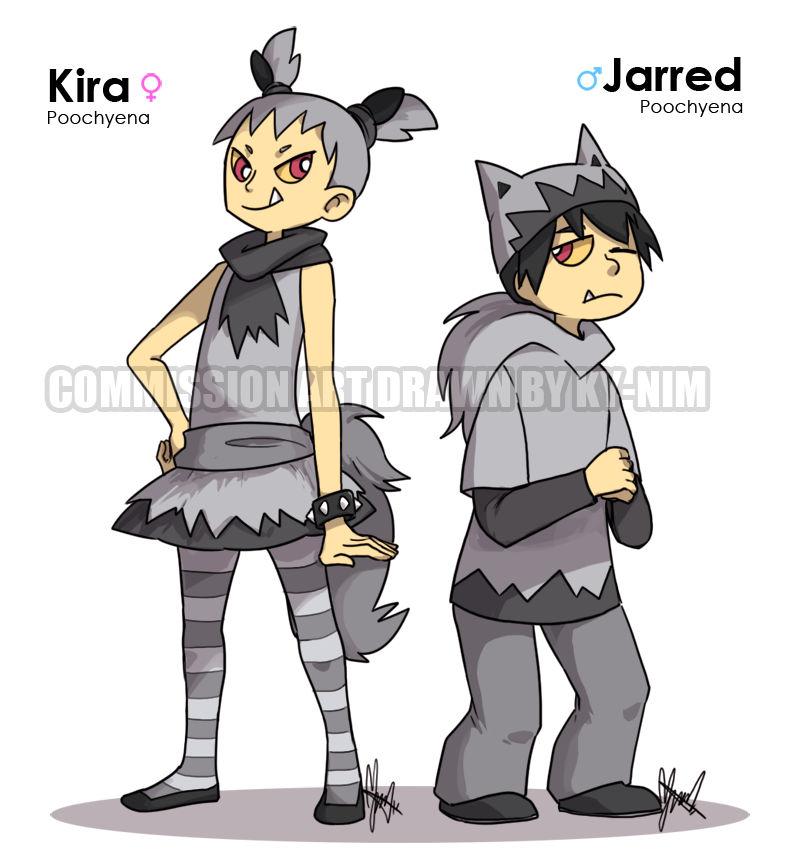 Commission: Kira + Jarred by ky-nim on DeviantArt