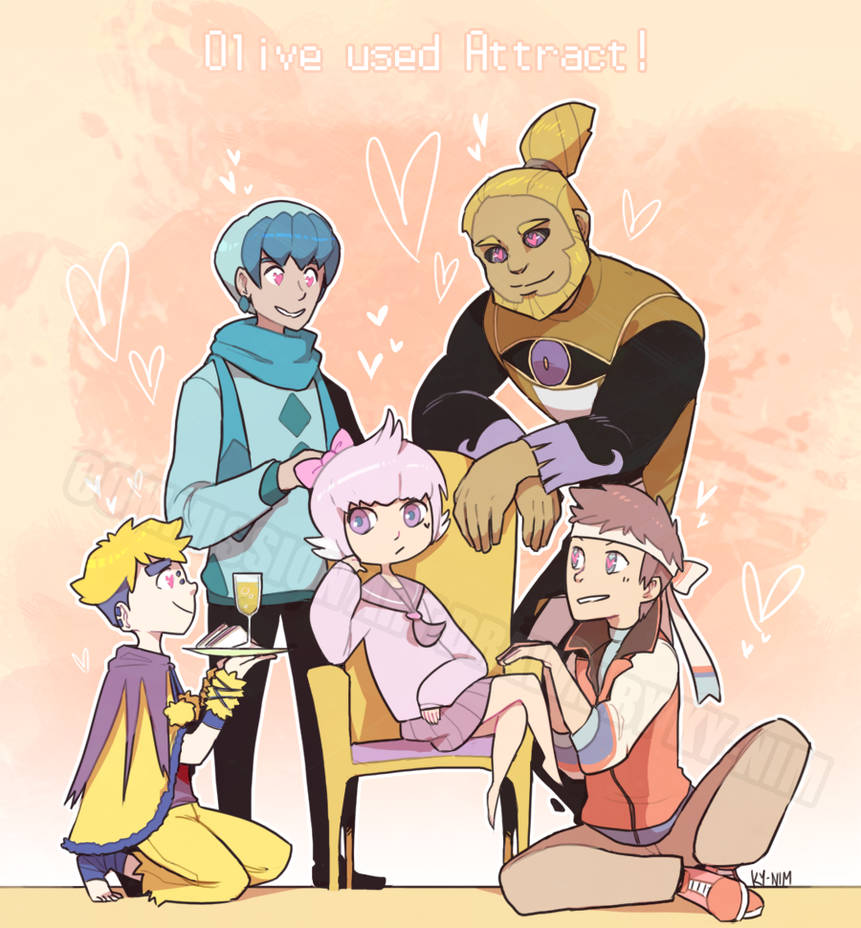 Commission: Olive used Attract! by ky-nim on DeviantArt
