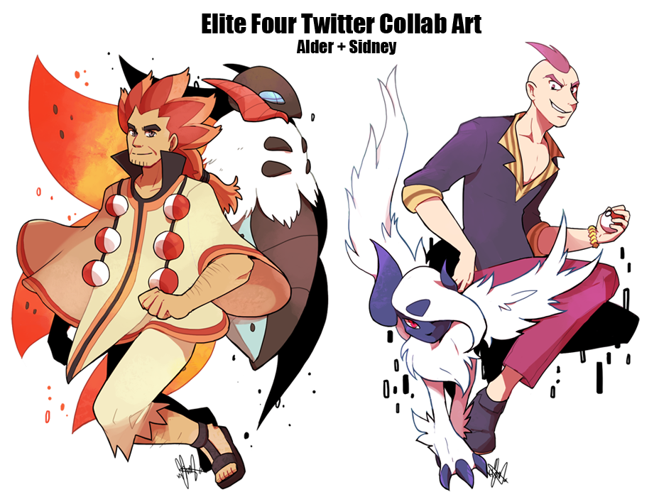 Pokemon: Elite Four Alder + Sidney