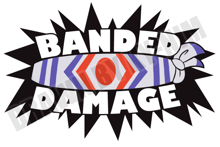 Commission: BANDED DAMAGE v2 MERCH! 2 DAYS LEFT!!