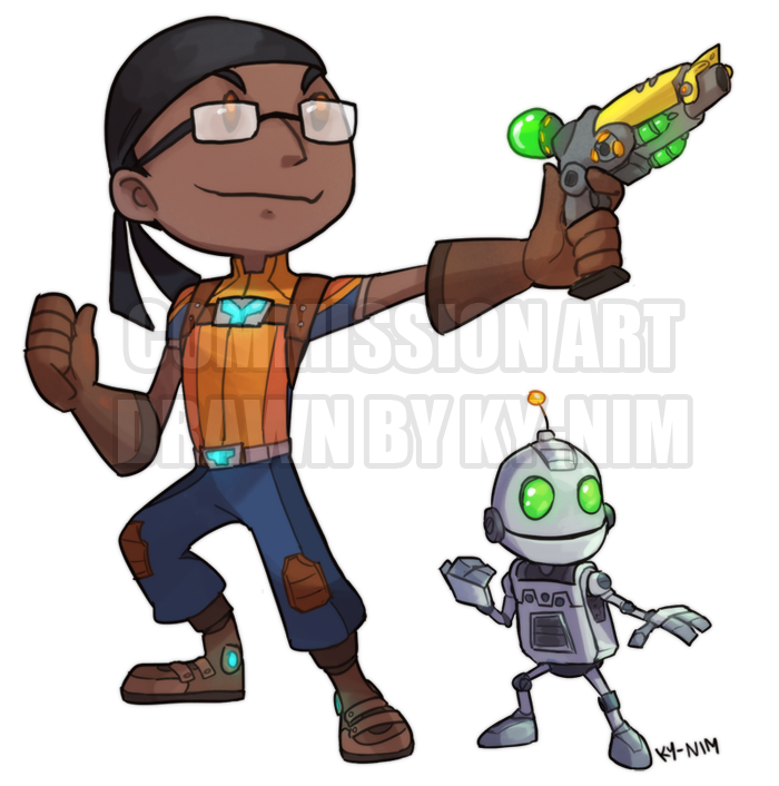Commisssion: Kenny and Clank by ky-nim on DeviantArt