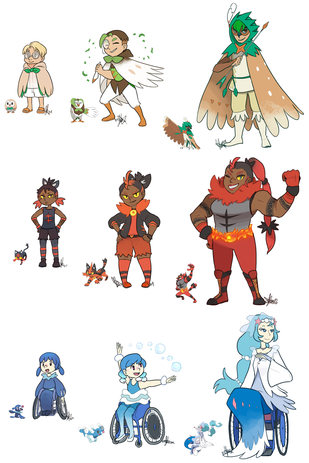 Pokemon for Alola  Pokemon art, Pokemon, Pokemon gijinka