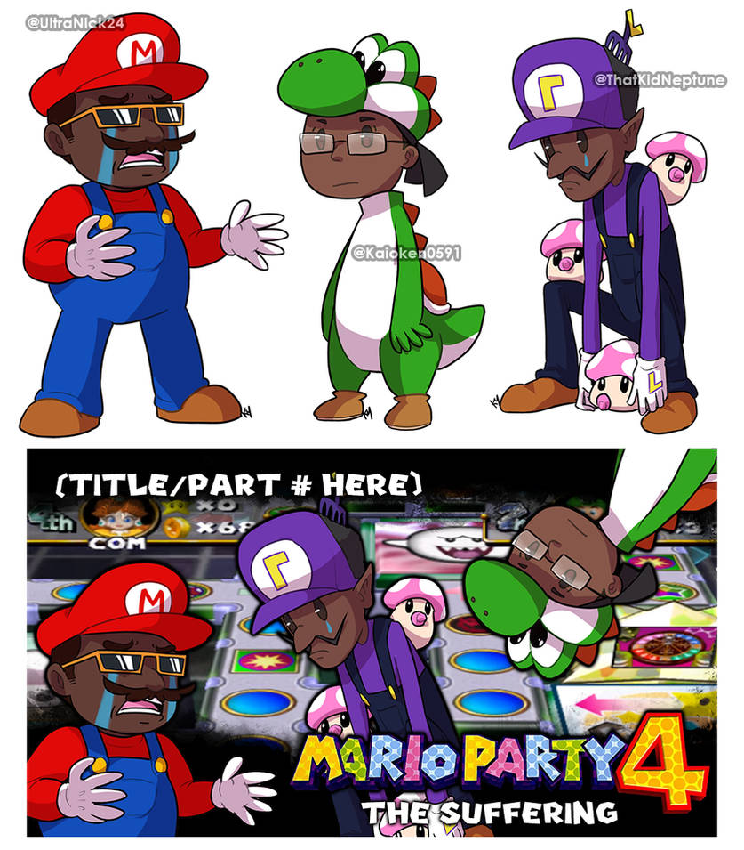 Commission: Kaioken Mario Sufferparty by ky-nim on DeviantArt