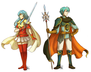 Commission+Fire Emblem: The Twins of Renais