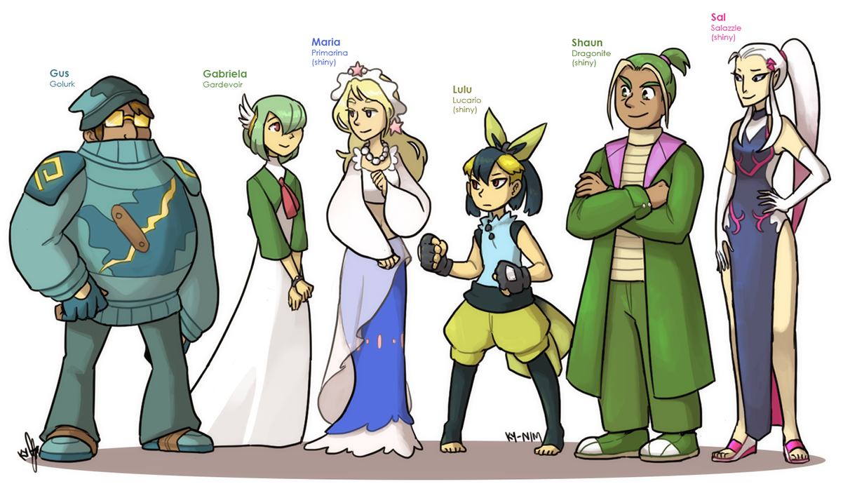 Commission: Team Kyurem2424 by ky-nim on DeviantArt