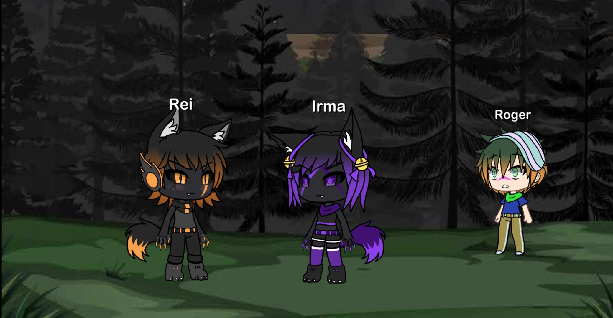 The two werewolves face off by Jakeplayspvz on DeviantArt