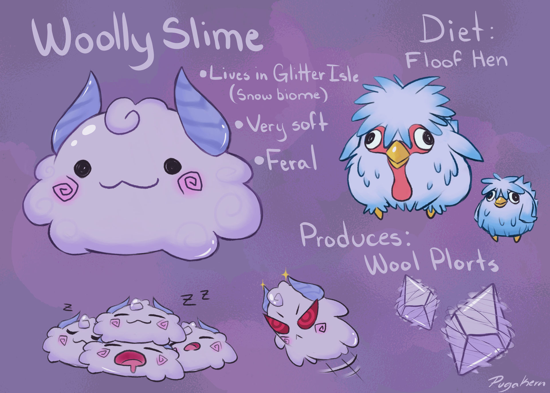 Woolly Slime by Pugakern on DeviantArt