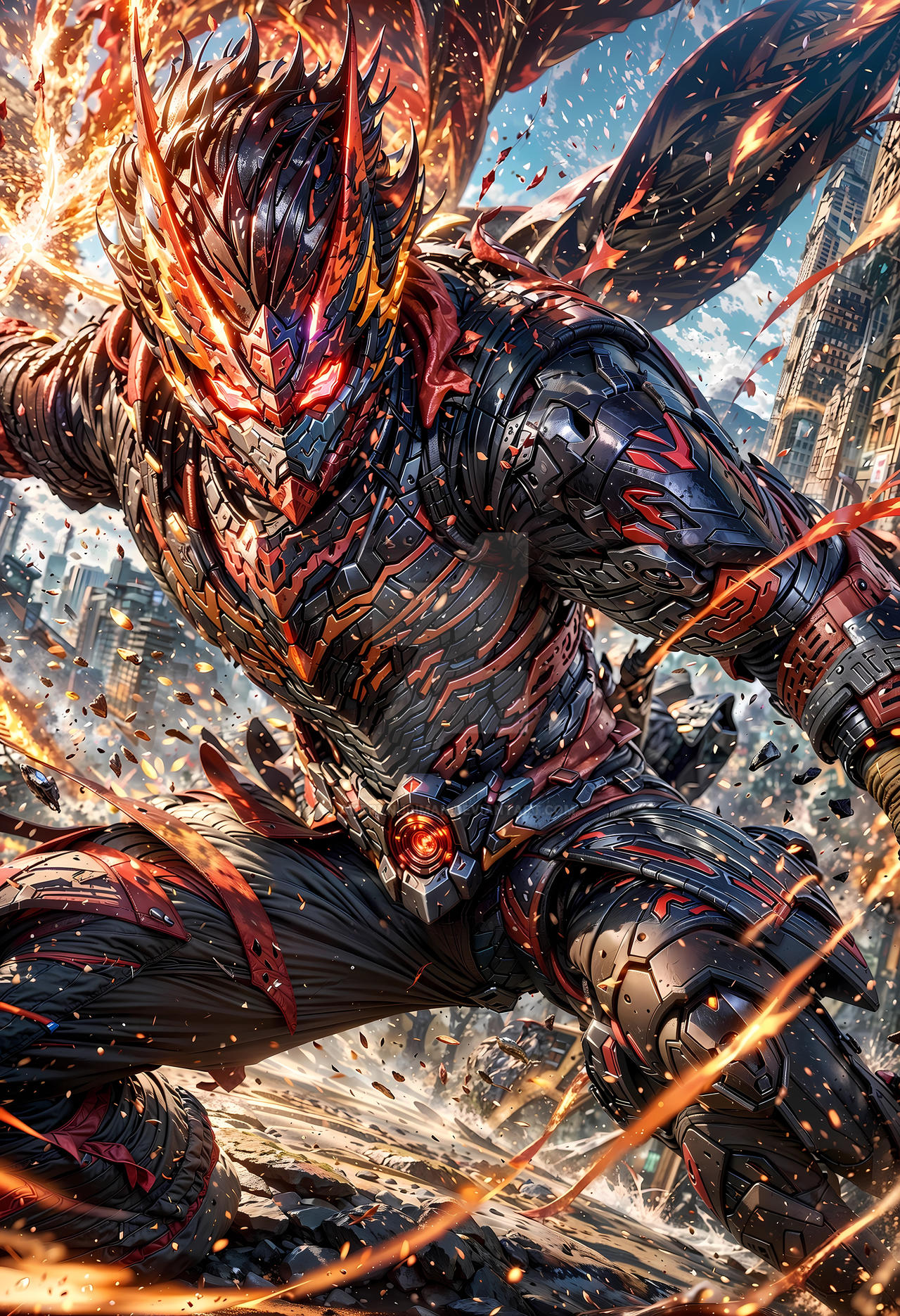 Red Kamen Rider by andrynuriman on DeviantArt