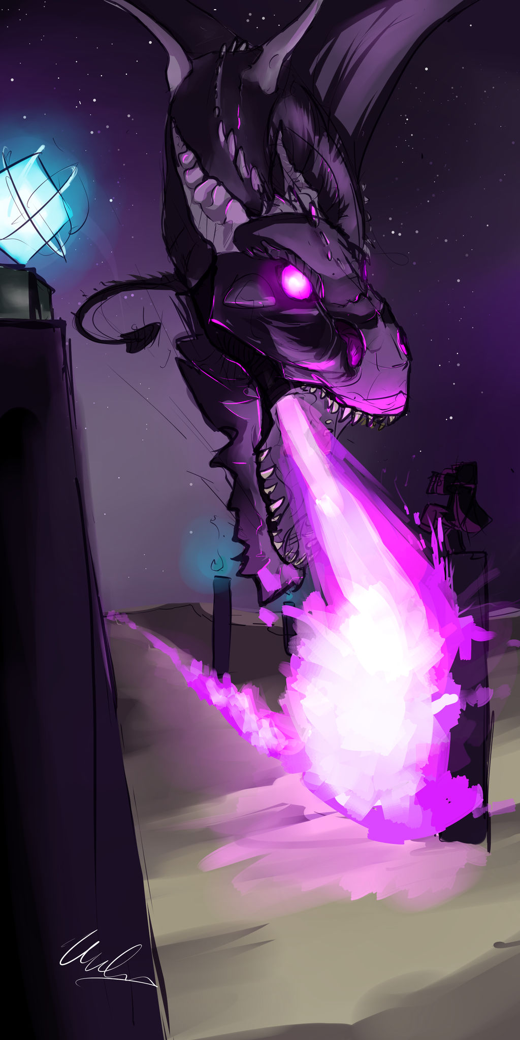 Ender Dragon Attack By Wohkey On DeviantArt ender-dragon-attack-by-wohkey-on-deviantart