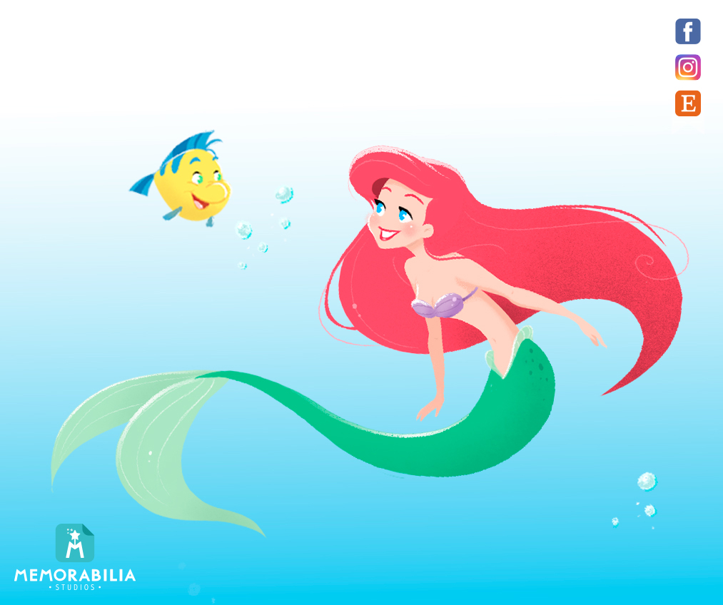 Ariel and Flounder