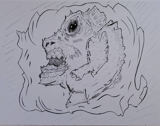 Fish Monster Sketch