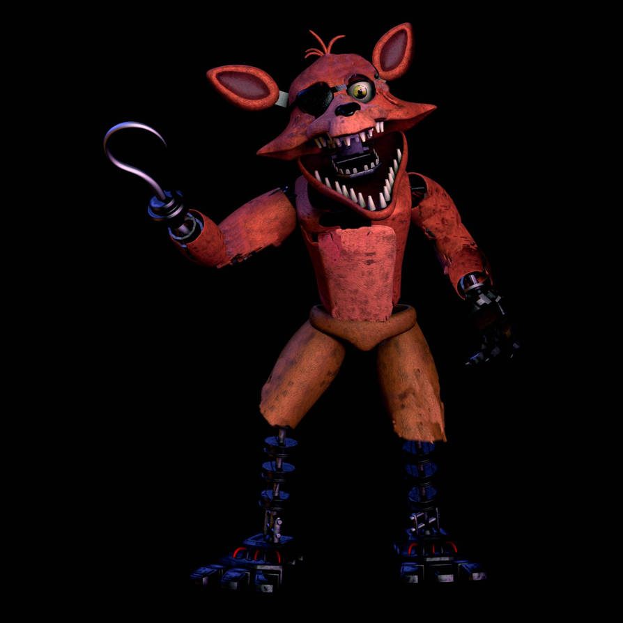 Fixed Withered Foxy by ThePuppetBB on DeviantArt