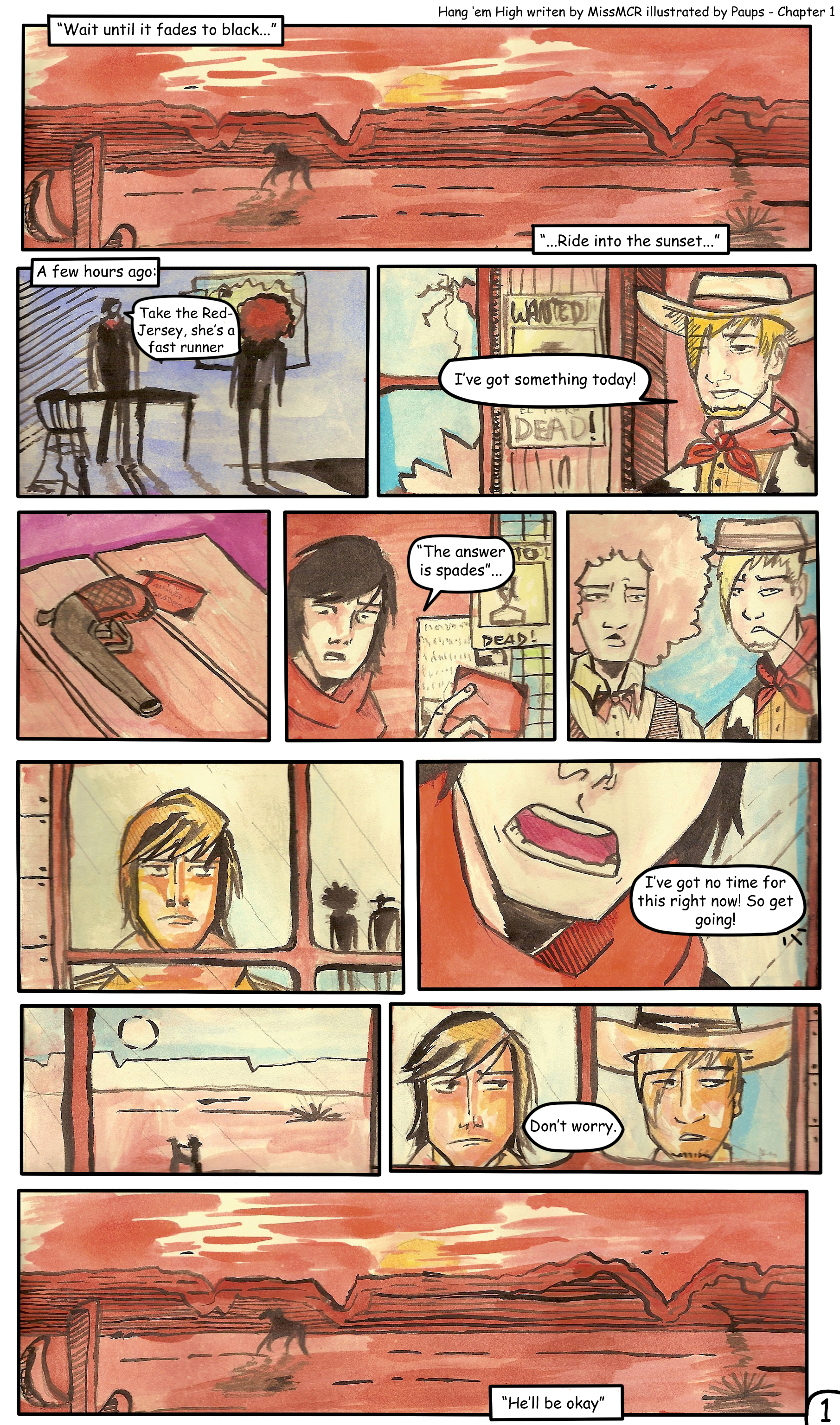 Chapter One - Page One