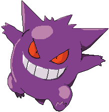 Gengar Pixel over