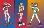 Pokemon Scuba Mix (Colored) by Linestlar37