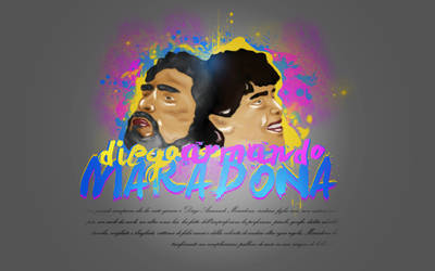 DIEGO ARMANDO MARADONA - Wall