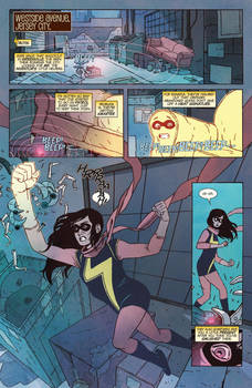 Ms Marvel turns into a couch