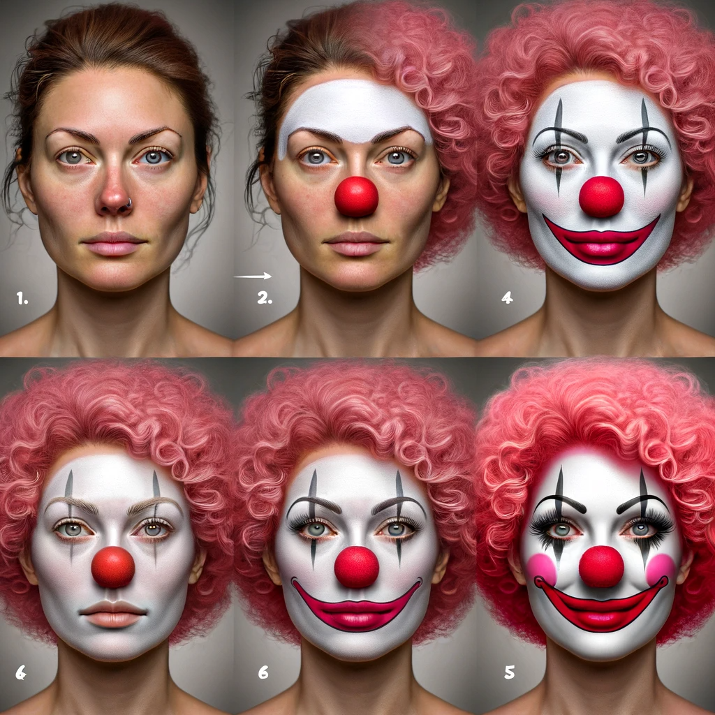 Types Of Clown Makeup Saubhaya Makeup