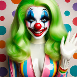 Latex Clown Girl