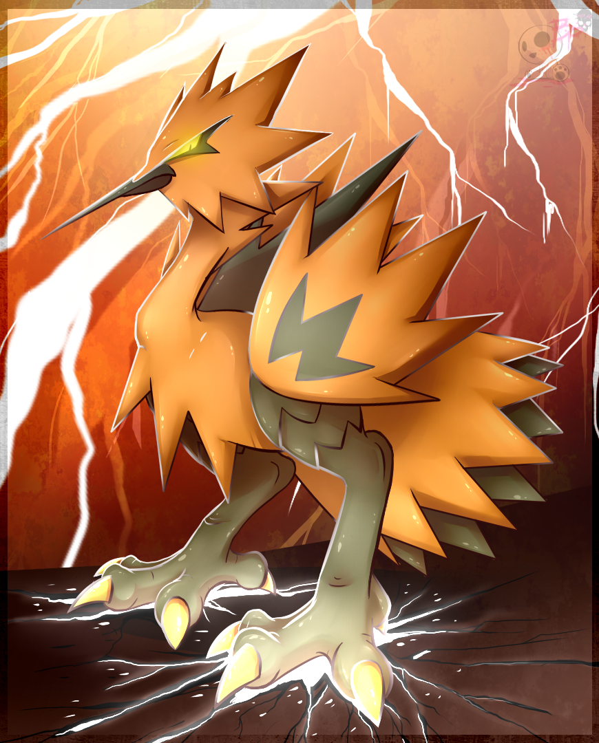 Shiny Zapdos by EsstheMystic on DeviantArt