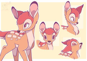 Bambi Fanart collage