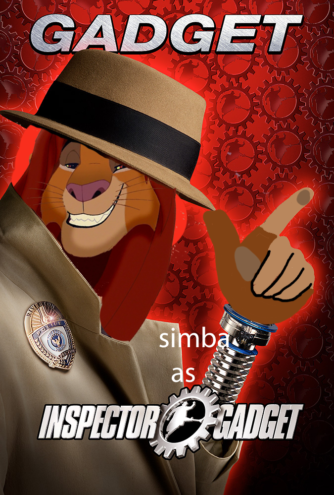 simba as Inspector Gadget by crossovercreteor on DeviantArt