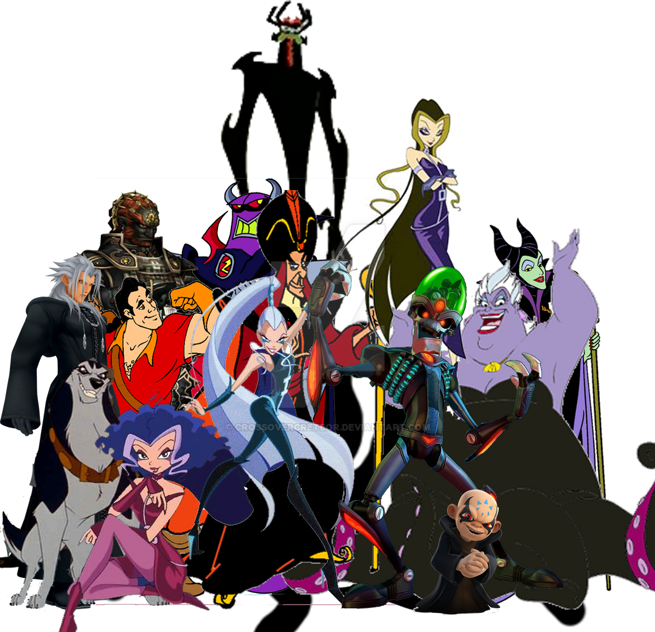 The Evil Villains By Crossovercreteor On Deviantart The Evil Villains By Crossovercreteor On Deviantart