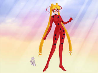 Sailor moon as ladybug