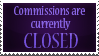 'commissions closed' stamp