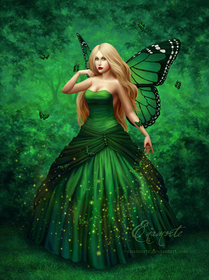 Emerald Wings by Enamorte Emerald Wings by Enamorte