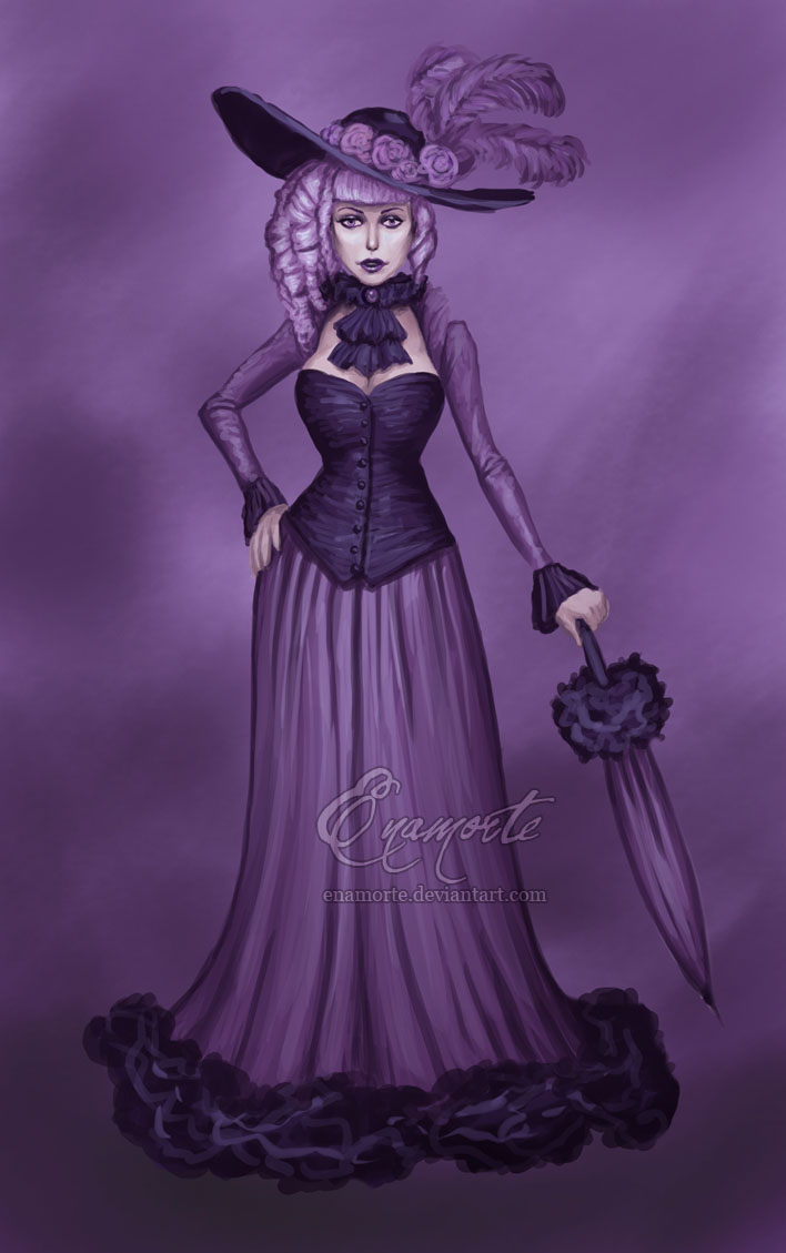 purple speedpaint by Enamorte