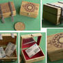 wooden boxes 1:6 miniature