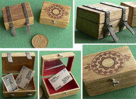 wooden boxes 1:6 miniature