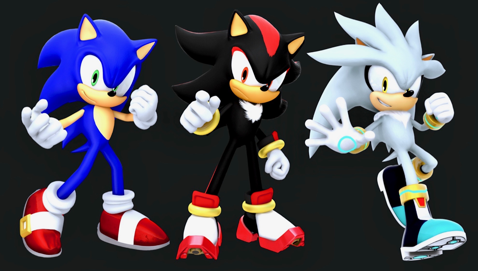 Sonic,Shadow,and Silver, Sonic the Hedgehog