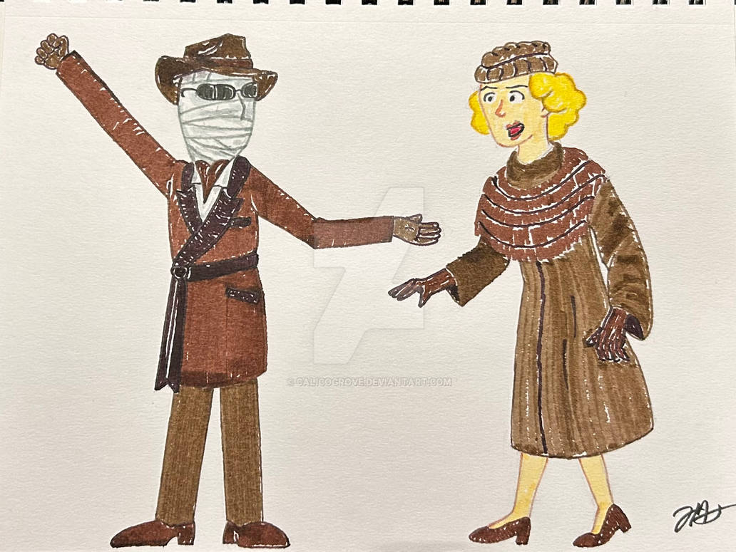 Flora Invisible Man Invisible Man and Flora by CalicoGrove on DeviantArt