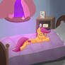 Scootalo Sleeping